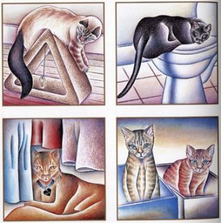 Judy Chicago Cat Art Great Illustrations of Her Cats