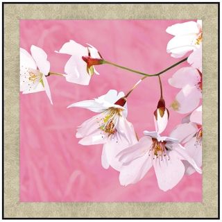 Pale Blooms 'Pink' 19" Square Wall Art   #J6012