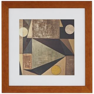 Modern Abstract 16" Square Framed Wall Art   #X7566