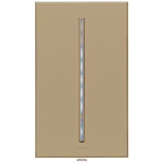 Lutron Vierti Blue LED Multilocation Taupe Companion Control   #53534