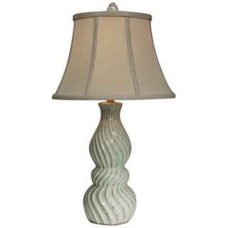 Natural Light Baltic Gourd Ceramic Table Lamp   #P5345