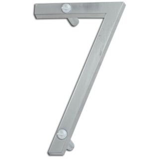 Avalon Brushed Nickel Finish House Number 7   #P2218