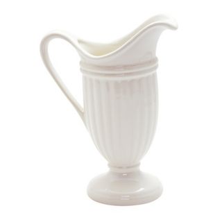 Haeger Potteries 10" High Empire White Ceramic Pitcher   #F6245