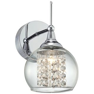 Possini Euro Encircled Crystal 10" High Wall Sconce   #T4355