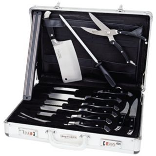 BergHOFF Ergonomic Forged 12 piece Metal Knife Set   #Y4257