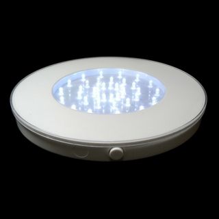 White LED 10 1/4" Round Illuminated Light Base   #W9130