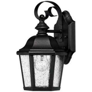 Hinkley Edgewater Black 11" High Outdoor Wall Light   #29650