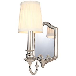 Endicott Polished Nickel 11 1/2" High Wall Sconce   #F3847