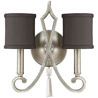 Elan 11 3/4" Wide Brushed Silver Wall Sconce   #X0243