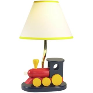 Children's Wooden Train Table Lamp   #39821