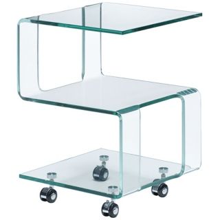 Zuo Magellan Clear Side Table   #R8325