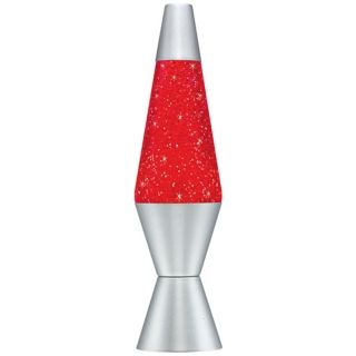 Stardust Glitter Red LAVA  Lamp   #T9718