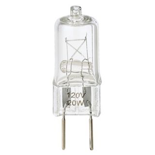 Tesler 20 Watt Clear Bi Pin G8 Base Halogen Light Bulb   #02378