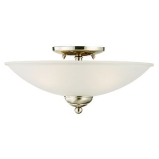San Dimas Collection Brushed Steel 14" Wide Ceiling Light   #32474