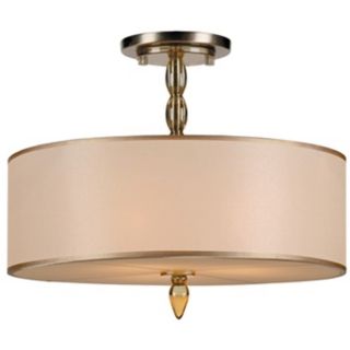 Crystorama Luxo Brass 18" Wide Ceiling Light   #M3259