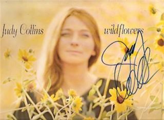 Judy Collins Signed Wildflowers Both Sides Now Album
