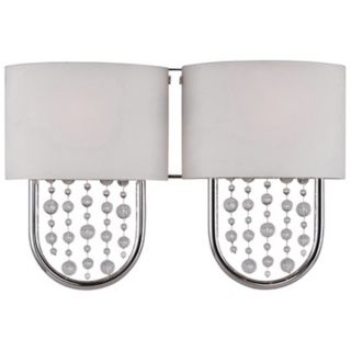 Celesse Collection 16 3/4" Wide Polished Chrome Wall Sconce   #X1375