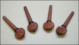 Fine jujube wood pegs for 4/4 violin Hand carved Ask for details about