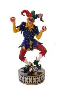 Jester Juggling Figurine Clown J01