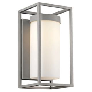 Cube Collection Graphite 16" High Outdoor Wall Light   #M2153