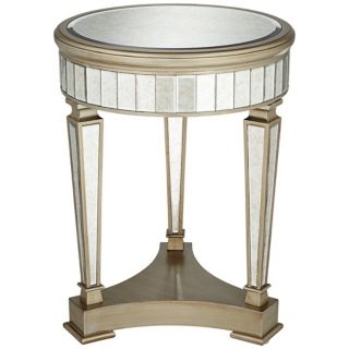 Antique Mirror Side Table   #W8021