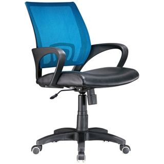 Officer Midnight Blue and Black Adjustable Office Chair   #P5444