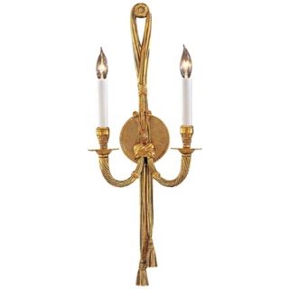 Metropolitan Rope and Tassel Bronze 24 1/2" High Wall Sconce   #P2099