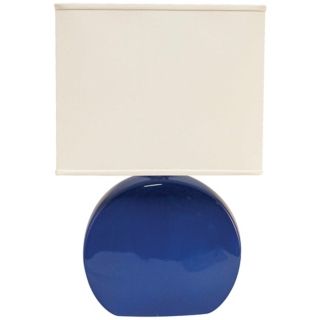 Haeger Potteries Blue Lolly Ceramic Table Lamp   #P1745