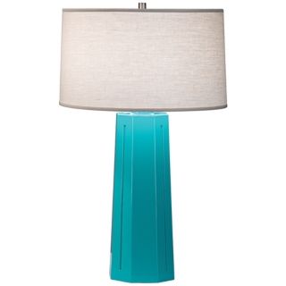 Robert Abbey Isis Egg Blue 26" High Table Lamp   #P3119