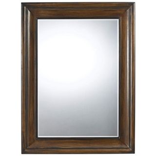 Laurel 48" High Mahogany Rectangular Wall Mirror   #X6950