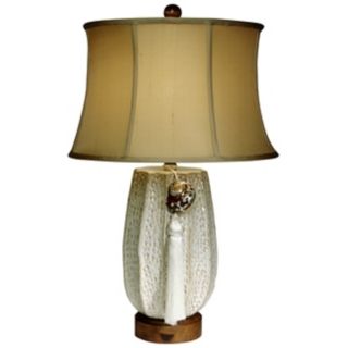 Returning Tide Ceramic Table Lamp by The Natural Light   #F9401