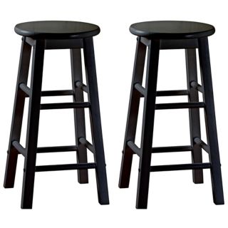 is for two counter stools. 24 total height. 12 wide. 24 high seat