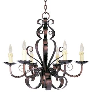 Aspen Collection Six Light Large Candle Chandelier   #34251