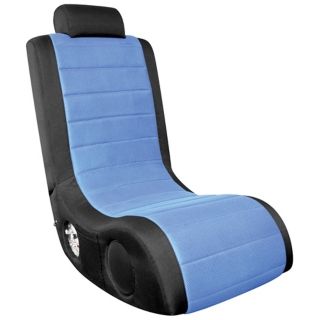 Black and Blue Ergonomic Video Gaming Chair   #H8092