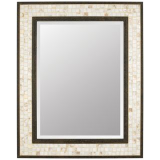 Quoizel Monterey Mosaic 30" High Rectangular Wall Mirror   #N9232