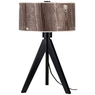 Black, Asian Table Lamps