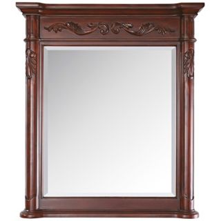 Avanity Provence 33" High Antique Cherry Wall Mirror   #Y8634