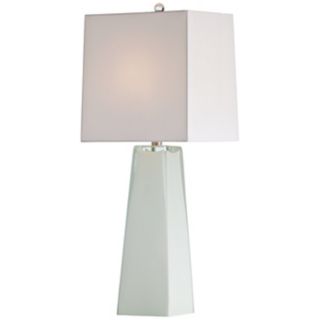 Arteriors Home Roma White Cased Glass Table Lamp   #V5088