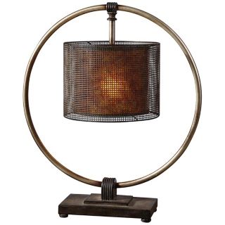 Uttermost Dalou Dark Bronze Table Lamp   #R6461