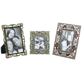 Set of 3 Jeweled Picture Frames   #R0874
