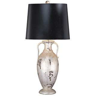 Flambeau Basin Silver Leaf Urn Table Lamp   #36983
