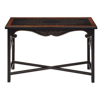 Regents Distressed Ebony Console Table   #T2286