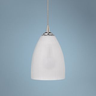 Jamie Young Frosted Clear Glass 9" Wide Pendant Light   #Y0107