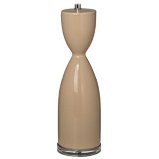 Hourglass Ceramic Sand Table Lamp Base   #T5905