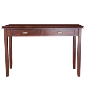 Artisan Medium Brown Auburn Pine Wood Console Table   #Y5708
