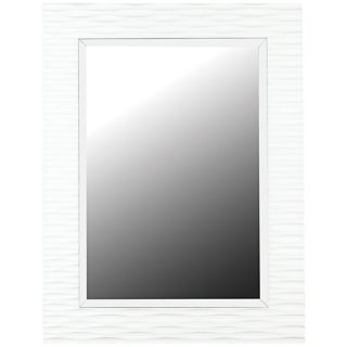 Tranquility Gloss White 39" High Wall Mirror   #T5037