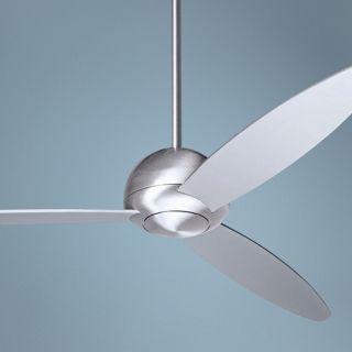 52" Modern Fan Company Plum Aluminum Finish Ceiling Fan   #U5628