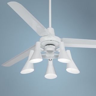 60" Casa Vieja Turbina White Ceiling Fan   #U4515 R1741