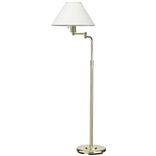 House of Troy Home Office Swingarm Antique Brass Floor Lamp   #66254