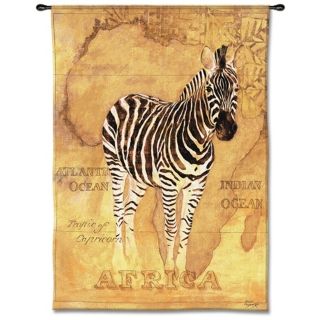 Zebra Safari 53" High Wall Tapestry   #J8635